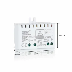 AcTEC Mini driver LED CC 350 mA, 6W, IP20^ Bloc D'Alimentation Courant Constant