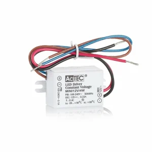 AcTEC Mini driver LED CV 12 V, 4 W, IP65^ Bloc D'Alimentation Courant Constant