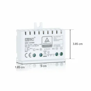 AcTEC Mini driver LED CV 12 V, 6W, IP20^ Bloc D'Alimentation Courant Constant
