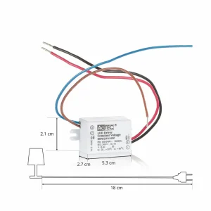 AcTEC Mini driver LED CV 24V, 4 W, IP65^ Bloc D'Alimentation Courant Constant