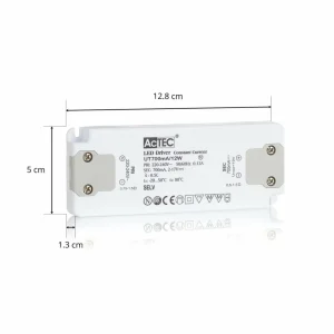 AcTEC Slim driver LED CC 700mA, 12W^ Bloc D'Alimentation Courant Constant