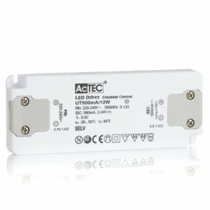 AcTEC Slim driver LED CC 500mA, 12W^ Bloc D'Alimentation Courant Constant