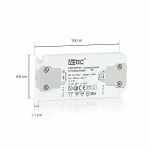 AcTEC Slim driver LED CC 350 mA, 6 W^ Bloc D'Alimentation Courant Constant