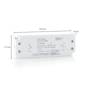 AcTEC Slim driver LED CV 12 V, 30W^ Bloc D'Alimentation Courant Constant