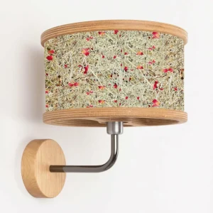 Almut von Wildheim ALMUT 2610 applique Ø 25 cm foin/roses rouges^ Luminaires Durables