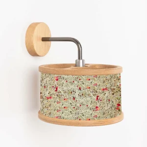 Almut von Wildheim ALMUT 2610 applique Ø 25 cm foin/roses rouges^ Luminaires Durables
