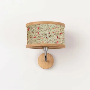 Almut von Wildheim ALMUT 2610 applique Ø 25 cm foin/roses rouges^ Luminaires Durables