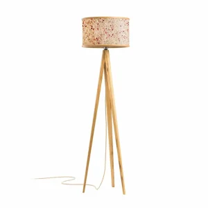 Almut von Wildheim ALMUT 2610 lampadaire, foin et fleurs rouges^ Luminaires Durables
