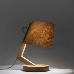 Almut von Wildheim ALMUT 1411 lampe à poser cylindrique Ø23cm pierre^ Luminaires Durables