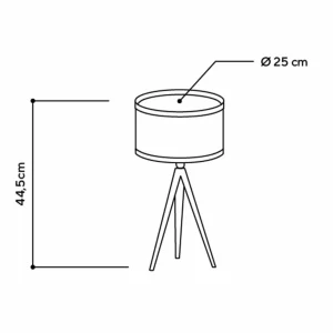 Almut von Wildheim ALMUT 2610 lampe à poser, foin et fleurs rouges^ Luminaires Durables