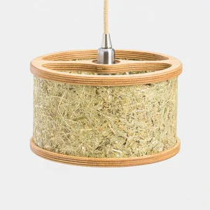 Almut von Wildheim ALMUT 2610 suspension Ø 25cm, foin véritable^ Luminaires Durables