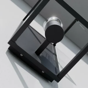 Lucande Applique Annalea avec abat-jour en verre IP54^ Appliques Murales Extérieures