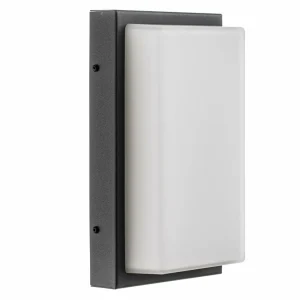 LCD Applique Babett E27 avec capteur, graphite^ Appliques D'Extérieur Avec Détecteur