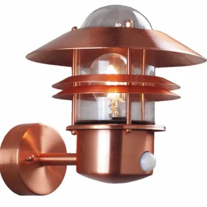 Nordlux Applique BLOKHUS à détecteur, cuivre^ Appliques D'Extérieur Avec Détecteur