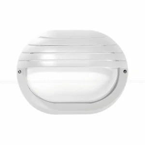 Performance in Lighting Applique d'ext. classique EKO 19 GRILL, blanc^ Appliques Murales Extérieures