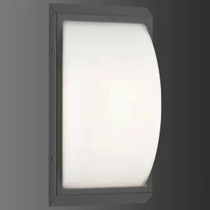 LCD Applique d’extérieur 053 en acier inox, graphite^ Appliques Murales Extérieures