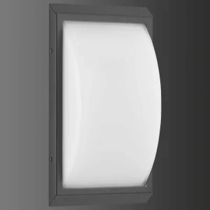 LCD Applique d’extérieur 053 en acier inox, graphite^ Appliques Murales Extérieures