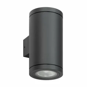 LCD Applique d'extérieur 5165, graphite, aluminium, verre, 2 x GU10^ Luminaires De Terrasse