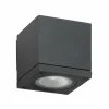 LCD Applique d'extérieur 5161, noir, aluminium, verre, 1 x GU10^ Luminaires De Terrasse