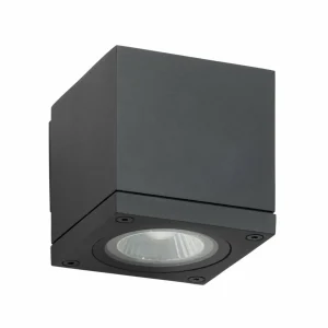 LCD Applique d'extérieur 5161, noir, aluminium, verre, 1 x GU10^ Luminaires De Terrasse