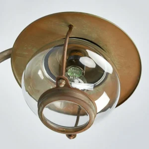 Moretti Luce Applique d'extérieur Adessora, laiton antique^ Appliques Murales Extérieures