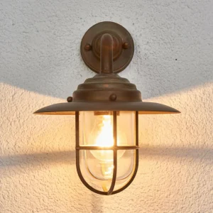 Moretti Luce Applique d'extérieur Antique et verre transparent^ Appliques Murales Extérieures