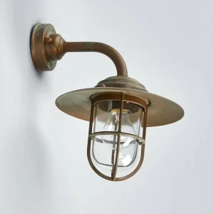 Moretti Luce Applique d'extérieur Antique et verre transparent^ Appliques Murales Extérieures