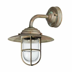 Moretti Luce Applique d'extérieur Antique et verre transparent^ Appliques Murales Extérieures
