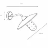Lucide Applique d’extérieur Aruba, Ø 30 cm, brun rouille^ Appliques Murales Extérieures