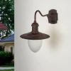Lucide Applique d’extérieur Aruba, Ø 25 cm, brun rouille^ Appliques Murales Extérieures