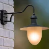 Lucide Applique d’extérieur Aruba, Ø 25 cm, noire^ Appliques Murales Extérieures