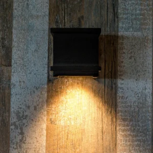 K.S. Verlichting Applique d’extérieur Borgo en aluminium, noire^ Appliques Murales Extérieures