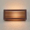 SLV Applique d’extérieur Box L E27 couleur rouille^ Appliques Murales Extérieures