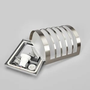 Lindby Applique d'extérieur Calin en inox^ Appliques Murales Extérieures