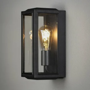 Konstsmide Applique d'extérieur Carpi noire, 12,5 x 30 cm^ Appliques Murales Extérieures