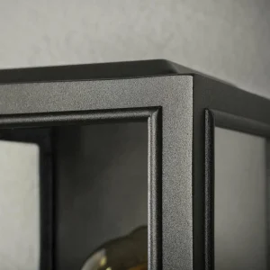 Konstsmide Applique d'extérieur Carpi noire, 12,5 x 30 cm^ Appliques Murales Extérieures