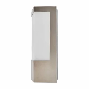 Lindby Applique d’extérieur carrée LED Kirana en inox^ Appliques Murales Extérieures