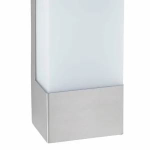 Lindby Applique d’extérieur carrée LED Kirana en inox^ Appliques Murales Extérieures