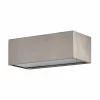 Lindby Applique d'extérieur carrée Leonora en inox^ Appliques Murales Extérieures