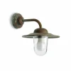 Moretti Luce Applique d'extérieur Casale laiton prof.30cm^ Appliques Murales Extérieures