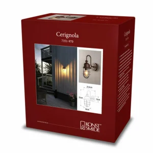 Konstsmide Applique d’extérieur Cerignola rouille^ Appliques Murales Extérieures