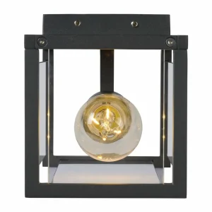 Lucide Applique d'extérieur Claire Mini, abat-jour en verre, à 1 lampe^ Appliques Murales Extérieures