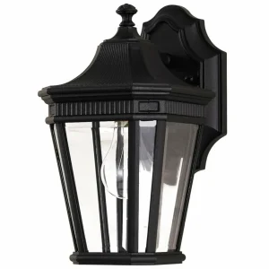FEISS Applique d’extérieur Cotswold Lane noire 29,2 cm^ Appliques Murales Extérieures