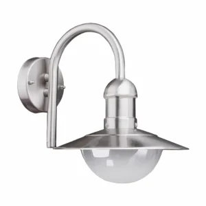 Lindby Applique d'extérieur Damion moderne en inox^ Appliques Murales Extérieures