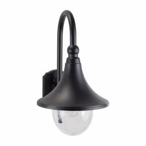 Lindby Applique d'extérieur Daphné élégante noire^ Appliques Murales Extérieures