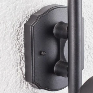 Lindby Applique d'extérieur Daphné élégante noire^ Appliques Murales Extérieures