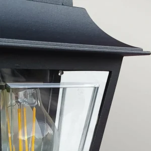 Elstead Applique d'extérieur Deco Lane, noir, lanterne, aluminium, IP44^ Luminaires De Terrasse
