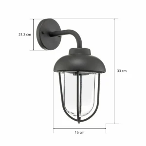 Trio Lighting Applique d’extérieur Duero vintage, anthracite^ Appliques Murales Extérieures
