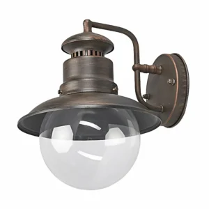 Lindby Applique d'extérieur Eddie rustique IP44^ Appliques Murales Extérieures