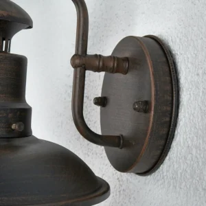Lindby Applique d'extérieur Eddie rustique IP44^ Appliques Murales Extérieures